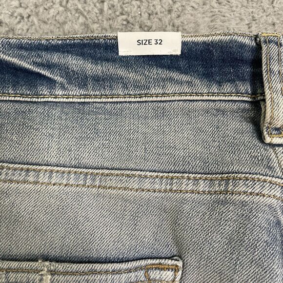 OVADIA NY Men's Light PAINT SPLATTER Skinny Fit Mid Rise Stretch Jeans 32 NWT - Picture 13 of 16